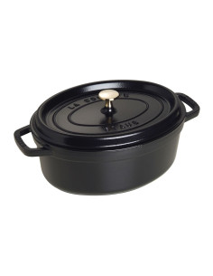 Staub Garnek Żeliwny Owalny 4,2L Czarny