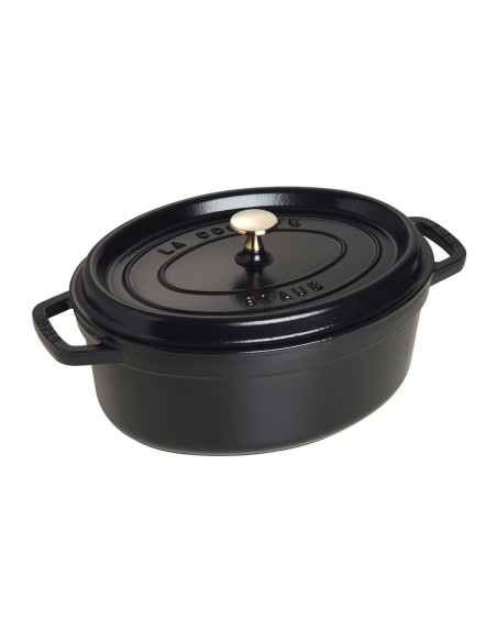 Staub Garnek Żeliwny Owalny 4,2L Czarny