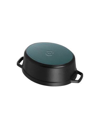 Staub Garnek Żeliwny Owalny 4,2L Czarny