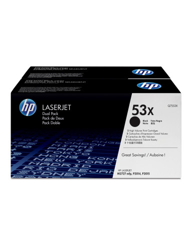 Hp (Q7553Xd) Nr 53X Hp53X Dwupak Hp 53X Wkład (Q7553Xd)