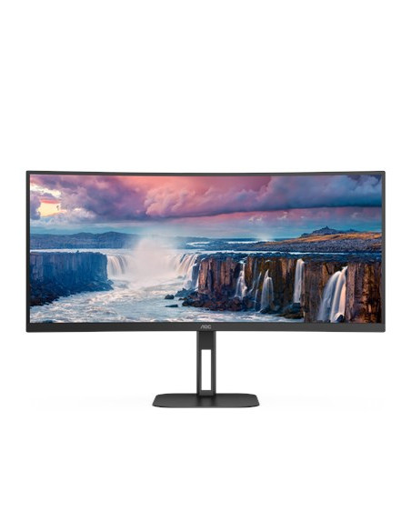 Aoc V5 Cu34V5C/Bk Led Display 86,4 Cm (34") 3440 X 1440 Px Wide Quad Hd Czarny
