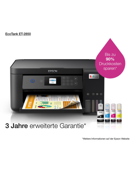 Drukarka Epson Ecotank Et-2850 3W1-Tintenstrahl A4 Wifi/Wlan Duplex