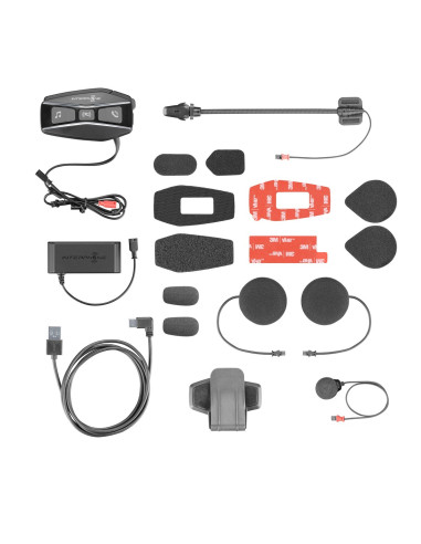 Intercom Motocyklowy Interphone U-Com 16, Komplet Na 1 Kask