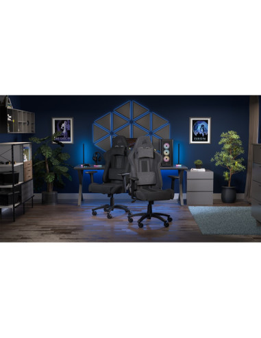 Corsair Gaming Tc100 Relaxed Leatherette Chair Black