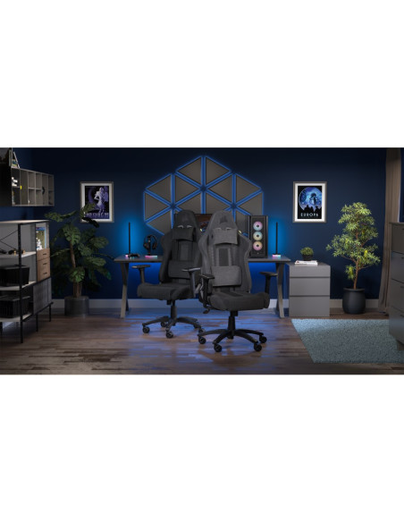Corsair Gaming Tc100 Relaxed Leatherette Chair Black