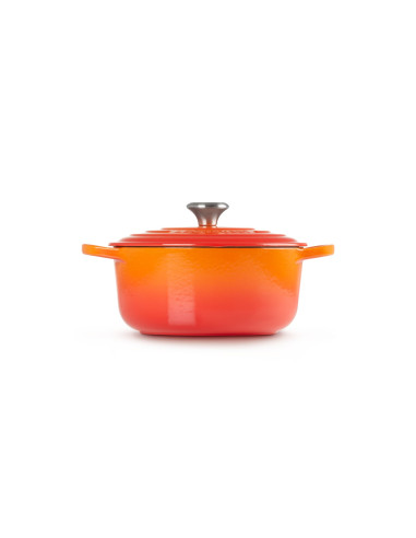 Le Creuset Signature Roaster Okrągły Piekarnik 22Cm Czerwony