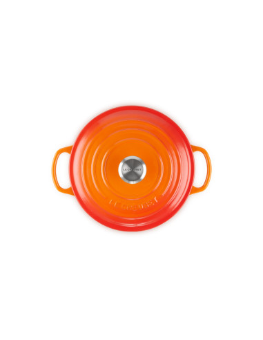 Le Creuset Signature Roaster Okrągły Piekarnik 22Cm Czerwony