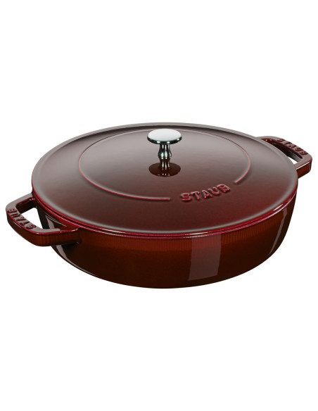 Głęboka Patelnia Do Duszenia Z Pokrywką Staub - 28 Cm, Grenadyna