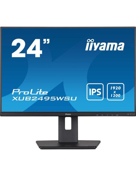 Monitor Iiyama Xub2495Wsu-B5 24.1Inch Ete Wuxga Ips-Panel 300Cd/M2 Vga Hdmi Displayport 5Ms Speakers 15Cm Height Adjustable Stan