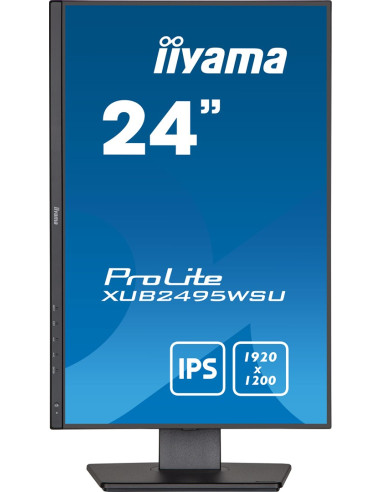 Monitor Iiyama Xub2495Wsu-B5 24.1Inch Ete Wuxga Ips-Panel 300Cd/M2 Vga Hdmi Displayport 5Ms Speakers 15Cm Height Adjustable Stan