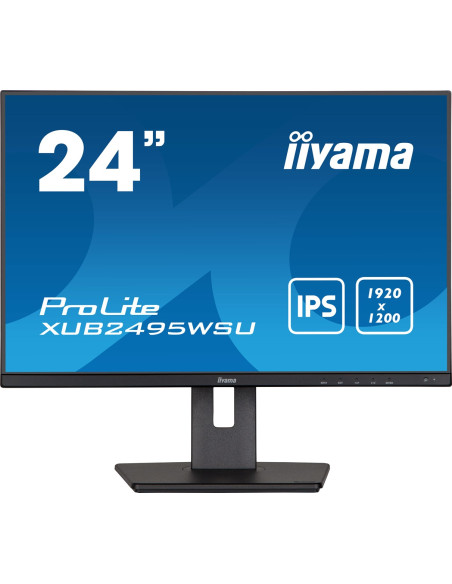 Monitor Iiyama Xub2495Wsu-B5 24.1Inch Ete Wuxga Ips-Panel 300Cd/M2 Vga Hdmi Displayport 5Ms Speakers 15Cm Height Adjustable Stan