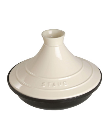 Naczynie Do Tajine Staub - 28 Cm, Beżowo-Czarny