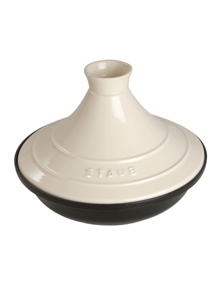 Naczynie Do Tajine Staub - 28 Cm, Beżowo-Czarny