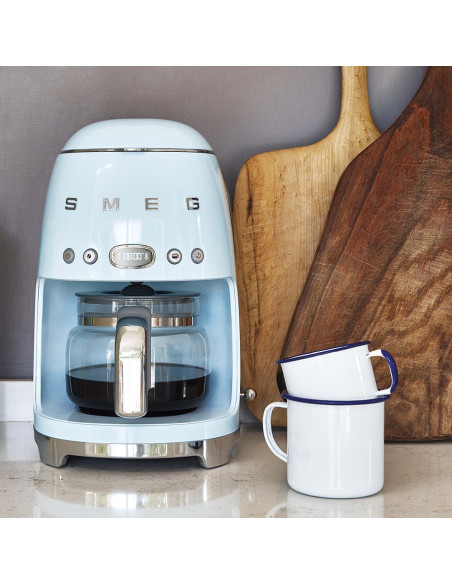 Ekspres Do Kawy Smeg Model Dcf02Pbeu Pastelowy Niebieski