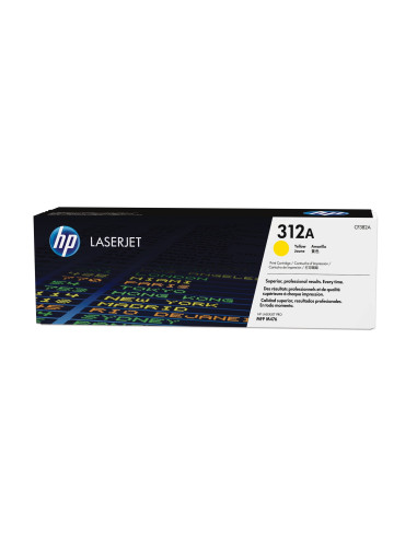 Hp Wkład Laserjet 312A Z Żółtym Tonerem