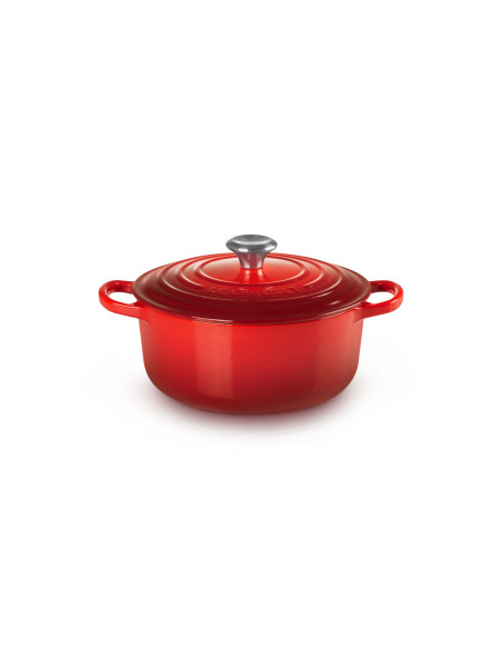 Le Creuset Signature Roaster Okrągły 22Cm Wiśniowy