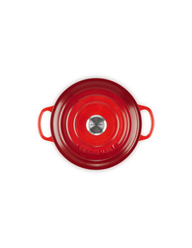 Le Creuset Signature Roaster Okrągły 22Cm Wiśniowy
