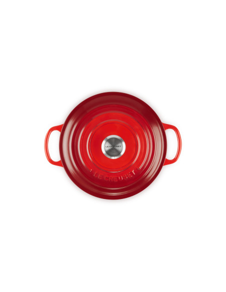 Le Creuset Signature Roaster Okrągły 22Cm Wiśniowy