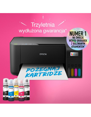 Epson Ecotank L3230 - Wielofunkcyjna Drukarka Ze Stałym Zasilaniem W Atrament