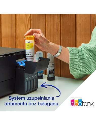 Epson Ecotank L3230 - Wielofunkcyjna Drukarka Ze Stałym Zasilaniem W Atrament