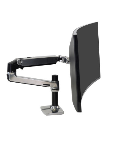 Ergotron Lx Desk Mount Lcd Arm Polished/32In Black/White Vesa Mis-D