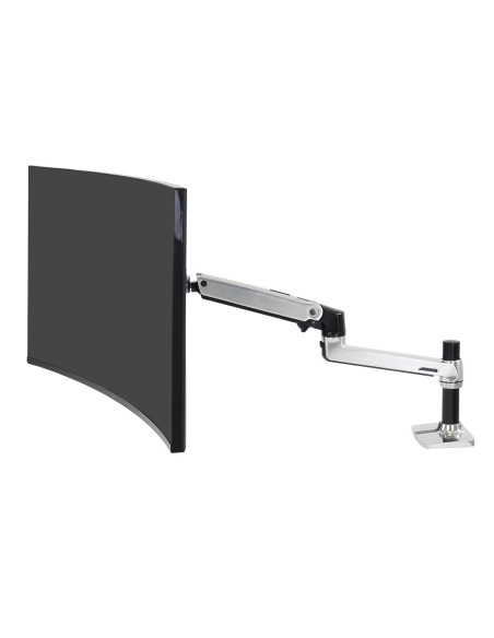 Ergotron Lx Desk Mount Lcd Arm Polished/32In Black/White Vesa Mis-D