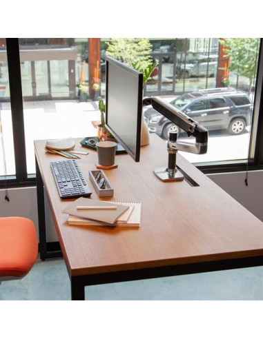 Ergotron Lx Desk Mount Lcd Arm Polished/32In Black/White Vesa Mis-D