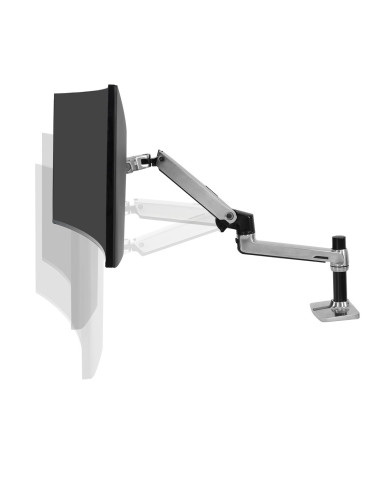 Ergotron Lx Desk Mount Lcd Arm Polished/32In Black/White Vesa Mis-D
