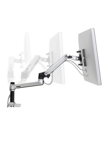 Ergotron Lx Desk Mount Lcd Arm Polished/32In Black/White Vesa Mis-D