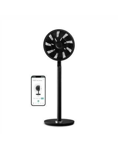 Duux | Wentylator | Whisper Flex Ultimate Smart | Wentylator Stojący | Czarny | Średnica 34 Cm | Liczba Prędkości 30 | Oscylacja