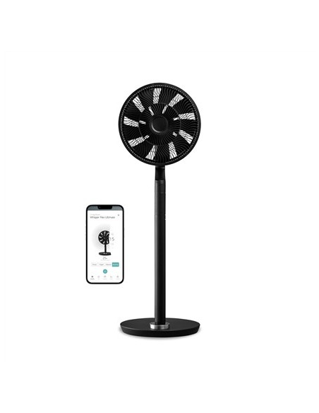 Duux | Wentylator | Whisper Flex Ultimate Smart | Wentylator Stojący | Czarny | Średnica 34 Cm | Liczba Prędkości 30 | Oscylacja