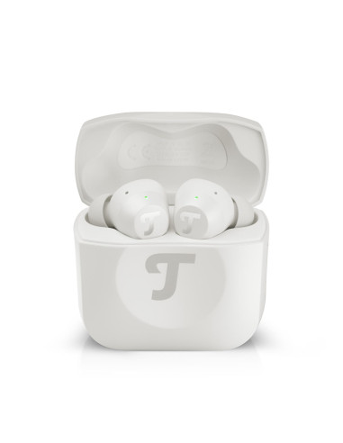 Teufel Airy Tws Pro True-Wireless Słuchawki Douszne Bluetooth Srebrno-Białe - Słuchawki - 20 Khz