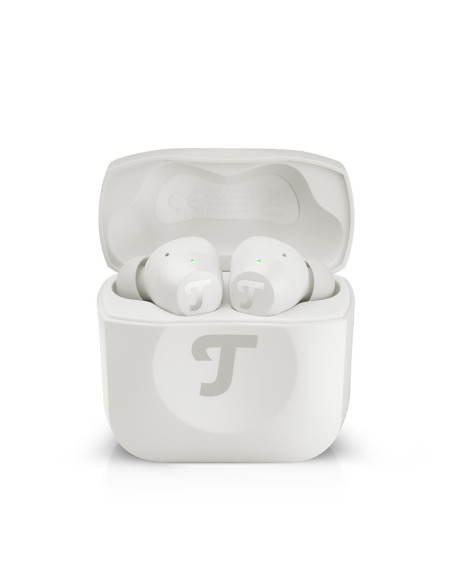 Teufel Airy Tws Pro True-Wireless Słuchawki Douszne Bluetooth Srebrno-Białe - Słuchawki - 20 Khz