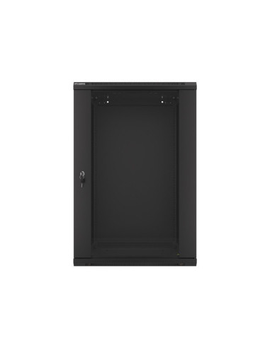 Lanberg Szafa Instalacyjna Wisząca 19'' 18U 600X600Mm Czarna (Drzwi Szklane)