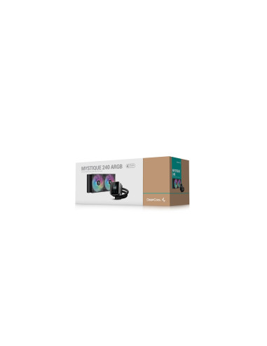 Deepcool Mystique 240 Argb Procesor Chłodnica Cieczy All-In-One 12 Cm Czarny 1 Szt.
