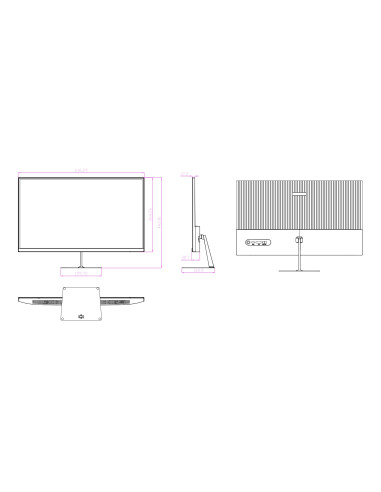 Dahua Technology Dhi-Lm27-C200 Monitor Komputerowy 68,6 Cm (27") 1920 X 1080 Px Full Hd Lcd Szary