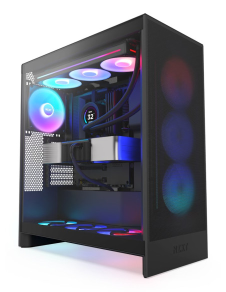 Nzxt Obudowa H7 Flow Rgb Midi Tower Z Oknem Czarna (2024)