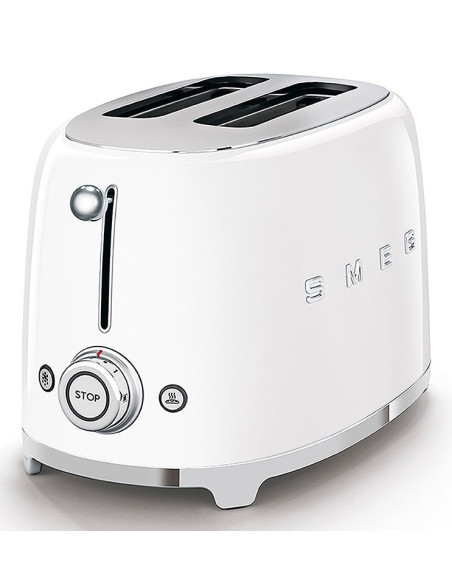 Toster Smeg Biały Model Tsf01Wheu