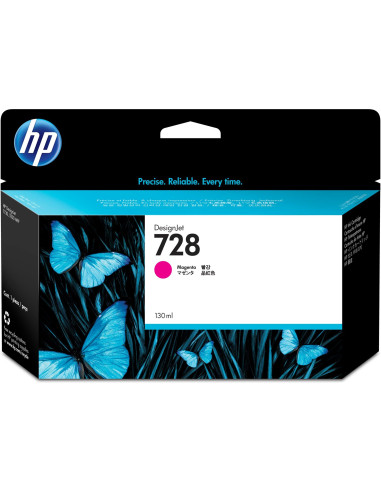 Hp Wkład Z Atramentem Purpurowym Designjet 728 O Pojemności 130 Ml