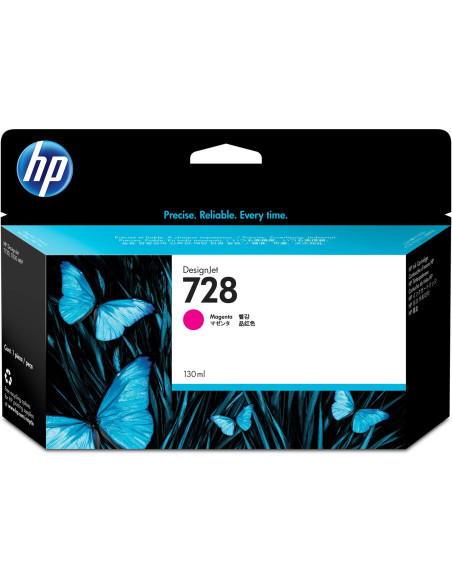 Hp Wkład Z Atramentem Purpurowym Designjet 728 O Pojemności 130 Ml