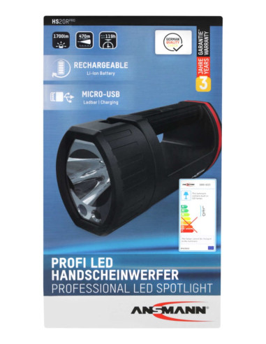 Ansmann Hs20R Pro Led Ręczna Latarka Nešiojamasis Prožektorius