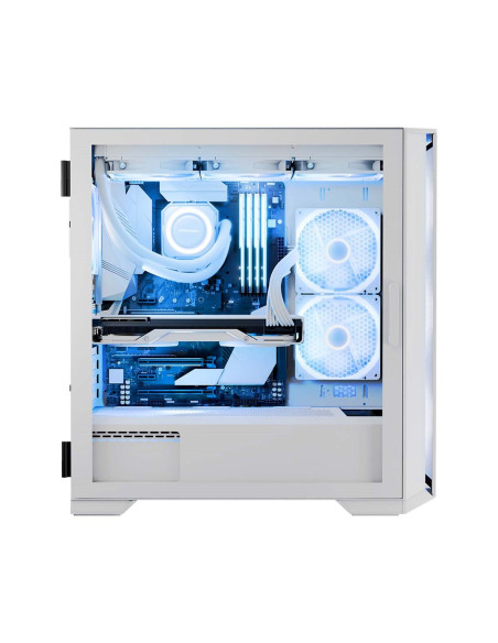 Modecom Obudowa Horizon Argb Flow Midi Usb Type -C Biała