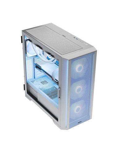 Modecom Obudowa Horizon Argb Flow Midi Usb Type -C Biała