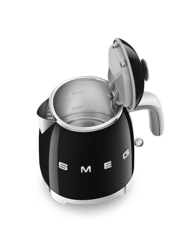 Czajnik Smeg Mini 0,8L Czarny Schwarz (Klf05Bleu)