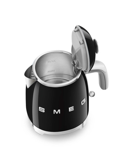 Czajnik Smeg Mini 0,8L Czarny Schwarz (Klf05Bleu)