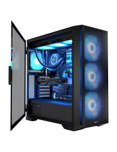 Modecom Obudowa Horizon Argb Flow Midi Usb Type -C Czarna