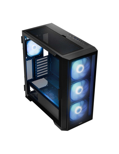 Modecom Obudowa Horizon Argb Flow Midi Usb Type -C Czarna