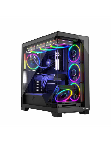 Modecom Obudowa Volcano Stellar Argb Midi 8F Black