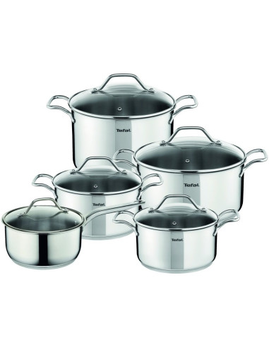 Zestaw Garnków Tefal A702Sc84 (1,3 Litra, 2 Litry, 2,9 Litra, 4,9 Litra, 6 Litrów)