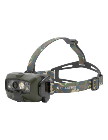 Ledlenser Hf8R Core Rgb Camouflage - Latarka Czołowa Led, Zielona